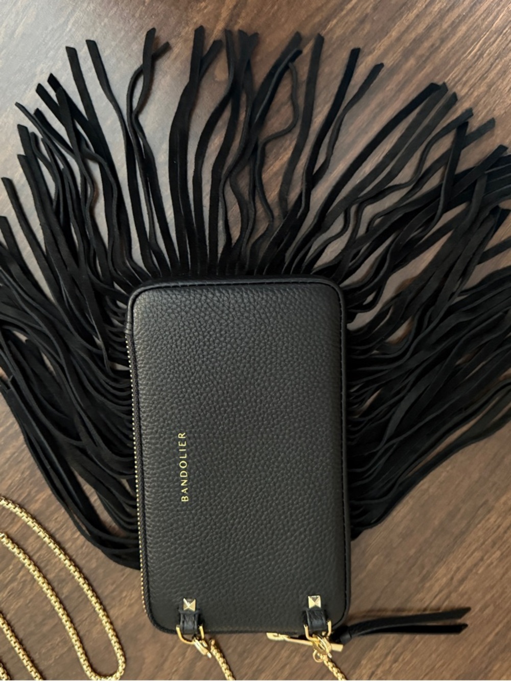Bandolier Fringe Expanded Pouch with Bandolier Millie Star Crossbody Strap - Picture 5 of 16